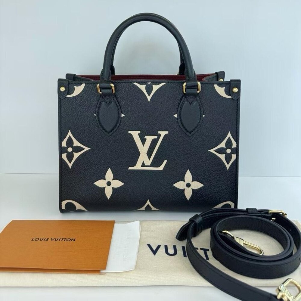 Louis Vuitton OnTheGo PM Monogram Empreinte Giant Bicolour